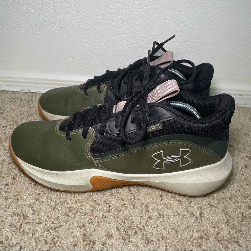 Under Armour Unisex UA Lockdown 7 Men’s 11 Women’s 12.5 Marine OD Green 3028512
